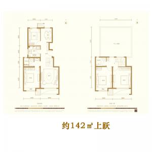 建面142㎡上跃-4室2厅2卫