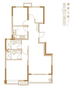 建面115㎡-3室2厅1卫