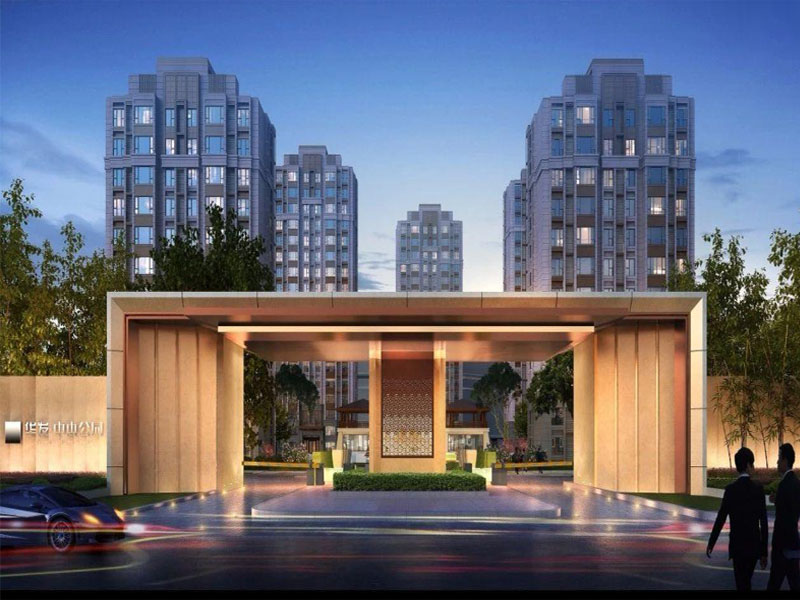 房山现房楼盘小区实拍图